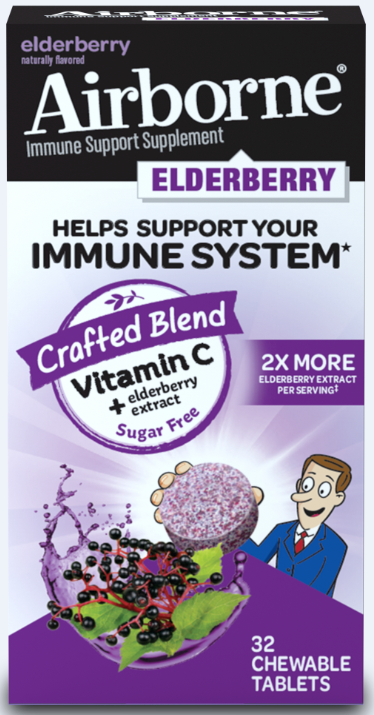 Airborne Gummies Elderberry